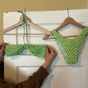 Shown swim suit set. Size small. NWT